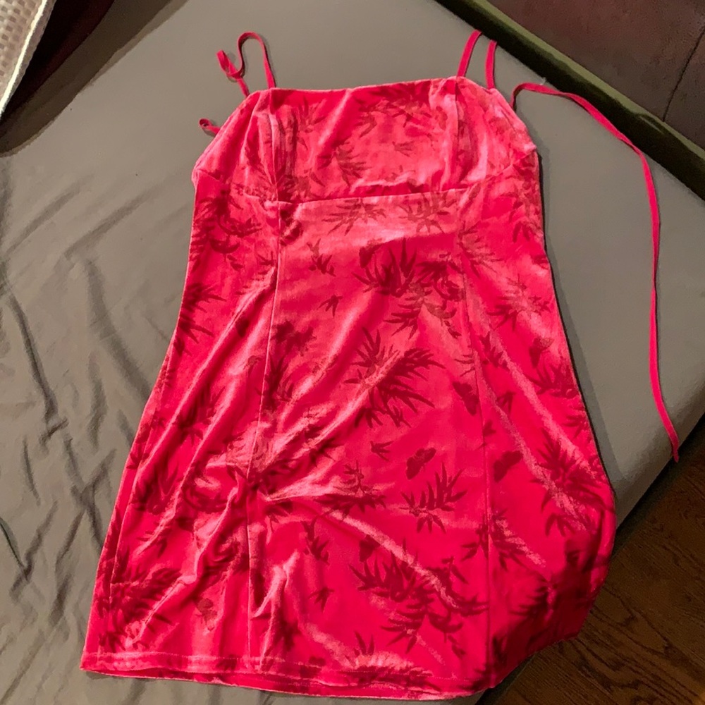 NWOT Urban Outfitters Velvet Slip Dress